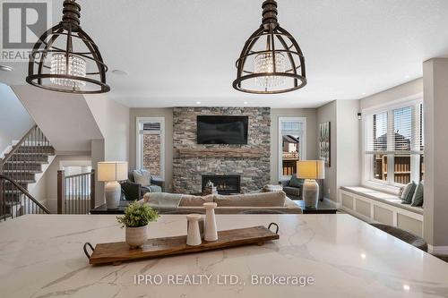 30 Tindall Cres, East Luther Grand Valley, ON - Indoor With Fireplace