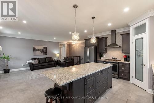107 Thames Springs Cres, Zorra, ON - Indoor Photo Showing Kitchen With Stainless Steel Kitchen With Upgraded Kitchen