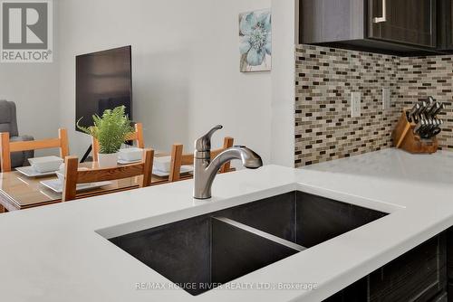 #B 204 -182 D'Arcy St, Cobourg, ON - Indoor Photo Showing Kitchen With Double Sink