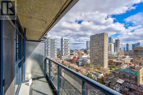 #1710 -21 Carlton St, Toronto, ON - Outdoor With Balcony With View
