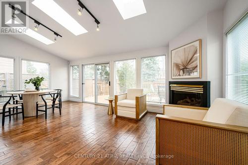 24 Rosemead Clse, Markham, ON - Indoor Photo Showing Living Room With Fireplace