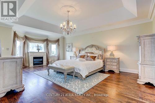 33 Winterport Court, Richmond Hill, ON - Indoor Photo Showing Bedroom With Fireplace