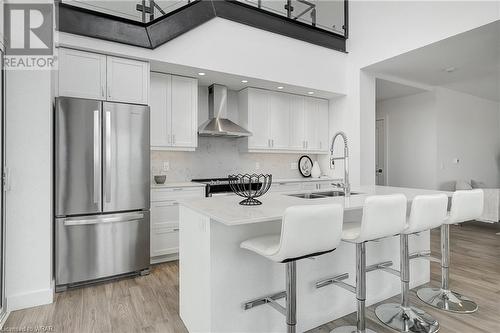 50 Grand Avenue S Unit# 1909Ph, Cambridge, ON - Indoor Photo Showing Kitchen With Double Sink With Upgraded Kitchen