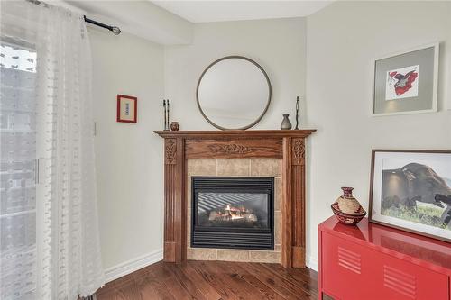 437 8 Highway|Unit #13, Stoney Creek, ON - Indoor Photo Showing Living Room With Fireplace