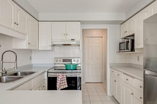 67 Caroline Street S|Unit #305, Hamilton, ON - Indoor Photo Showing Kitchen With Double Sink
