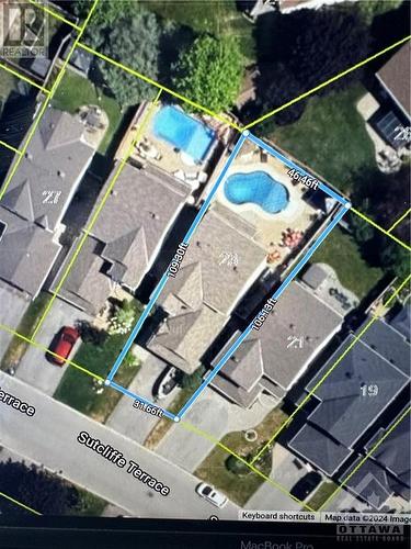 Aerial view of property - 23 Sutcliffe Terrace, Ottawa, ON 