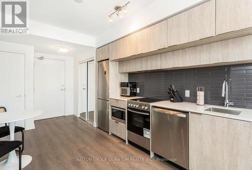 #709 -181 Dundas St E, Toronto, ON - Indoor Photo Showing Kitchen With Upgraded Kitchen