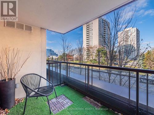 320 - 27 Rean Drive, Toronto, ON - Outdoor With Balcony With Exterior