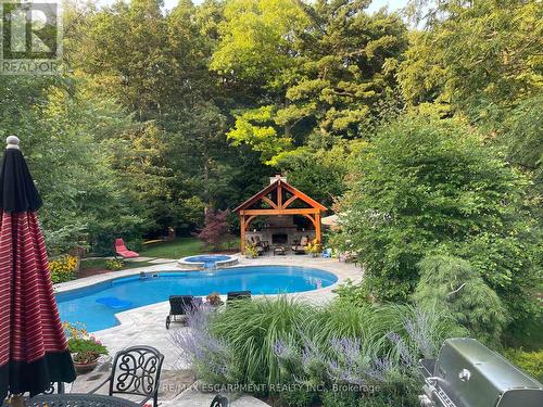 1464 Alderson Road, Hamilton, ON - Outdoor With In Ground Pool With Backyard