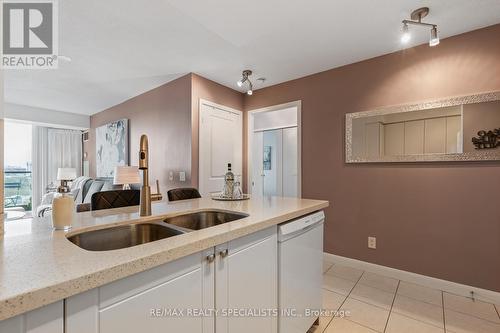 1405 - 235 Sherway Gardens Road, Toronto, ON - Indoor Photo Showing Kitchen With Double Sink