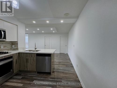 #2208 -4090 Living Arts Dr, Mississauga, ON - Indoor Photo Showing Kitchen With Double Sink