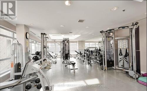 #1208 -33 Elm Dr W, Mississauga, ON - Indoor Photo Showing Gym Room