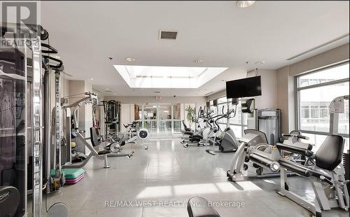 #1208 -33 Elm Dr W, Mississauga, ON - Indoor Photo Showing Gym Room