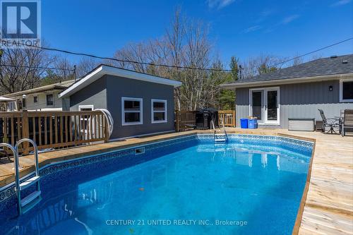 905 Gilchrist Bay Rd, Douro-Dummer, ON - Outdoor With In Ground Pool With Deck Patio Veranda With Exterior