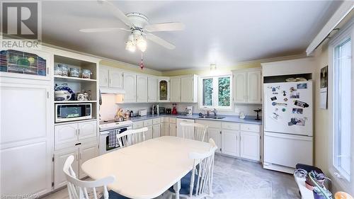 129 Huron Road, Point Clark, ON - Indoor Photo Showing Kitchen With Double Sink