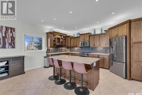 13 Fairway Drive, Candle Lake, SK - Indoor Photo Showing Kitchen With Stainless Steel Kitchen