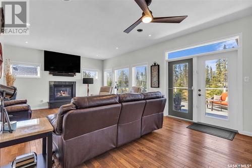 13 Fairway Drive, Candle Lake, SK - Indoor Photo Showing Living Room With Fireplace