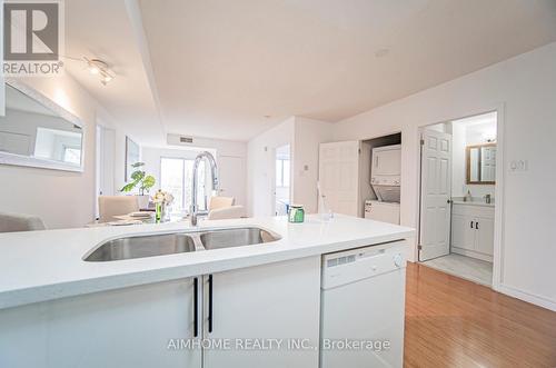 321 - 2351 Kennedy Road, Toronto, ON - Indoor Photo Showing Kitchen With Double Sink