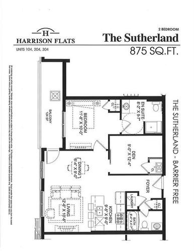 Floor Plan - The Sutherland - 67 Haddington Street|Unit #304, Caledonia, ON - Other