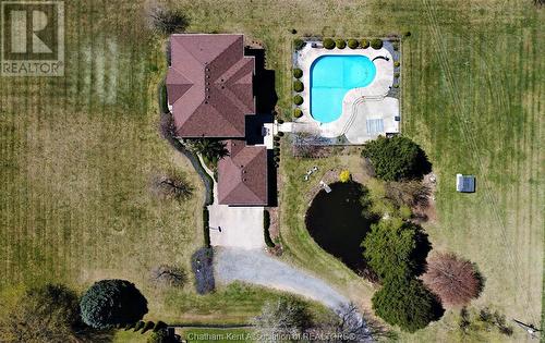 23356 Dew Drop Road, Thamesville, ON - Outdoor With In Ground Pool With View
