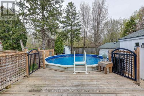 52 Ada St, London, ON - Outdoor With Above Ground Pool