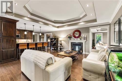 56 Thorncastle Street, Moncton, NB - Indoor Photo Showing Living Room With Fireplace