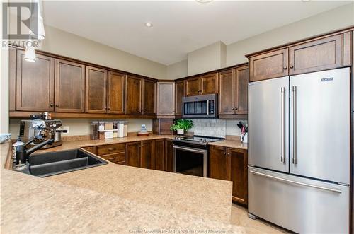 185 Royal Oaks Blvd Unit#404, Moncton, NB - Indoor Photo Showing Kitchen With Double Sink