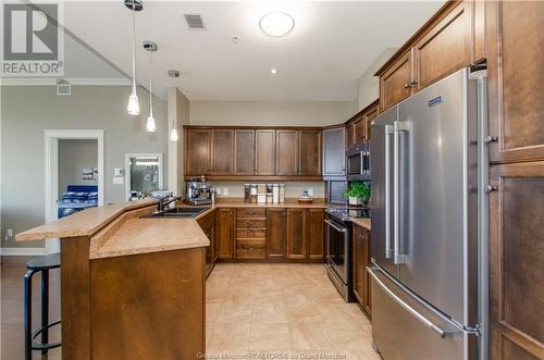 185 Royal Oaks Blvd Unit#404, Moncton, NB - Indoor Photo Showing Kitchen With Double Sink