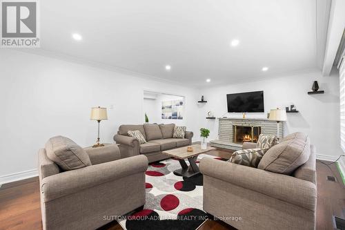 459 The Kingsway, Toronto, ON - Indoor Photo Showing Living Room With Fireplace