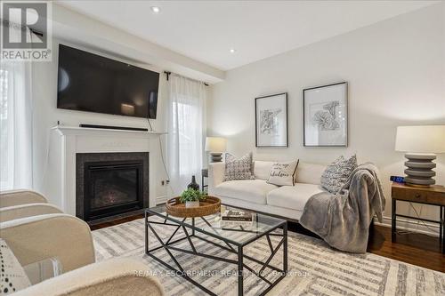 3099 Ferguson Drive, Burlington, ON - Indoor Photo Showing Living Room With Fireplace