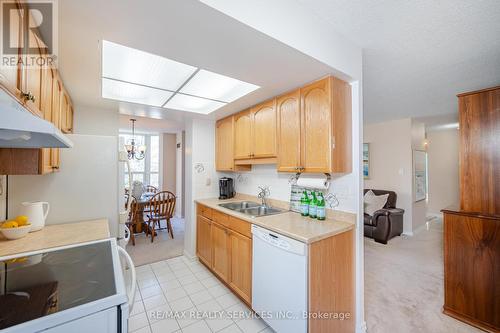 308 - 30 Malta Avenue, Brampton, ON - Indoor Photo Showing Kitchen With Double Sink