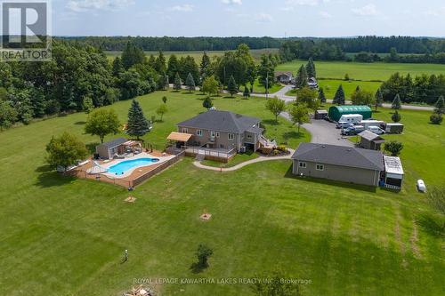 643 St Luke'S Rd, Kawartha Lakes, ON - Outdoor With In Ground Pool With View