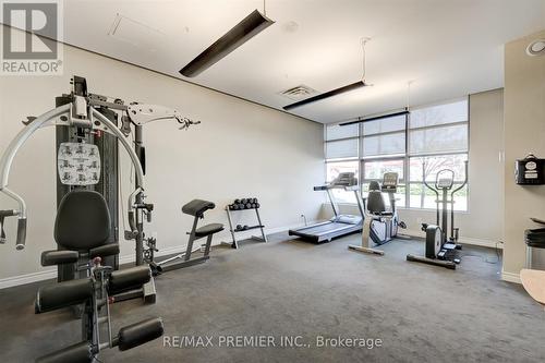 #1205 -7730 Kipling Ave, Vaughan, ON - Indoor Photo Showing Gym Room