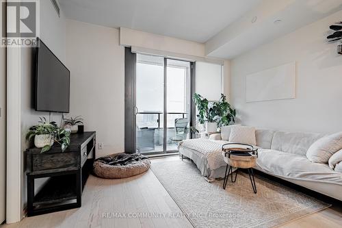 805 - 12 Bonnycastle Street, Toronto, ON - Indoor Photo Showing Living Room