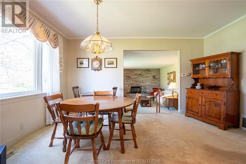 12 Crerar Drive, Chatham, ON - Indoor Photo Showing Dining Room
