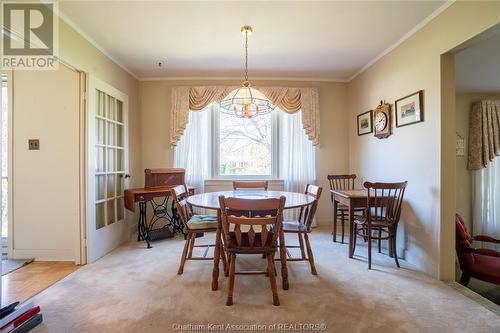 12 Crerar Drive, Chatham, ON - Indoor Photo Showing Dining Room