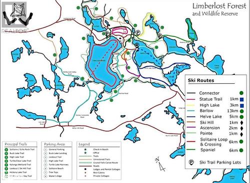 Limberlost Forest Reserve Trail Map - 2213 Highway 60 Highway, Lake Of Bays Near Dwight, ON - Other