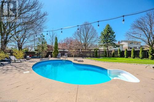 115 Glenecho Court, Waterloo, ON - Outdoor With In Ground Pool With Backyard