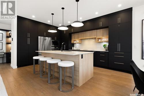 4143 Fieldstone Way, Regina, SK - Indoor Photo Showing Kitchen With Upgraded Kitchen
