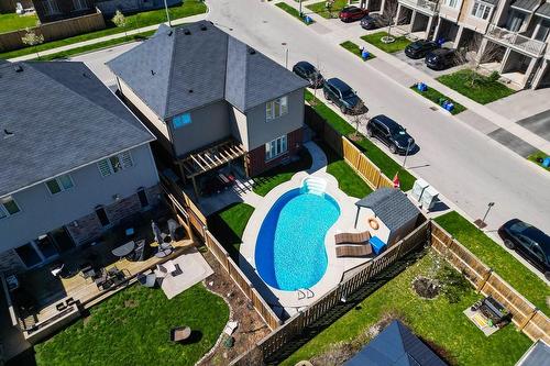 3 Winslow Way, Stoney Creek, ON - Outdoor With In Ground Pool With View