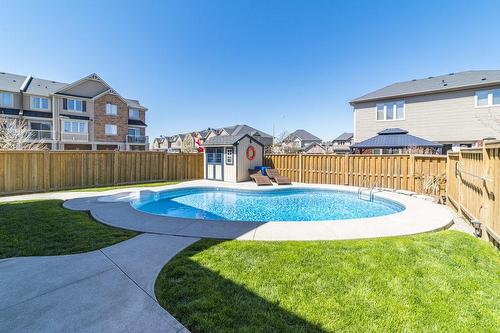 3 Winslow Way, Stoney Creek, ON - Outdoor With In Ground Pool With Backyard