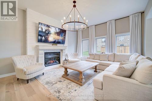 14 Harrington Rd, Guelph, ON - Indoor Photo Showing Living Room With Fireplace