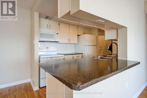 406 - 165 Ontario Street, Kingston, ON - Indoor Photo Showing Kitchen With Double Sink
