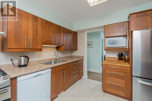 119 Ontario St, Halton Hills, ON - Indoor Photo Showing Kitchen With Double Sink