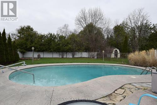 91 Wallis Dr, Peterborough, ON - Outdoor With In Ground Pool With Backyard