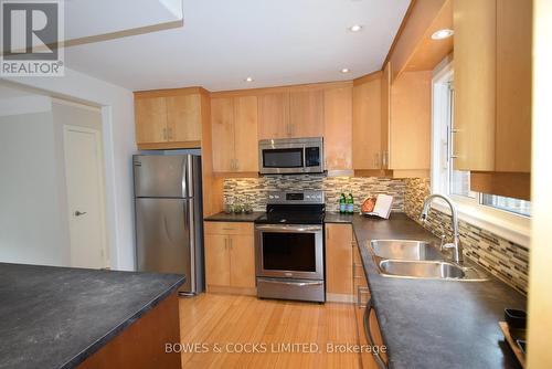91 Wallis Dr, Peterborough, ON - Indoor Photo Showing Kitchen With Double Sink