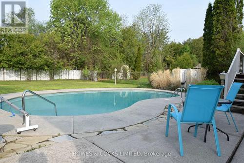 91 Wallis Drive, Peterborough, ON - Outdoor With In Ground Pool With Backyard