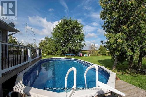 1183 Heights Rd N, Kawartha Lakes, ON - Outdoor With Above Ground Pool With Backyard