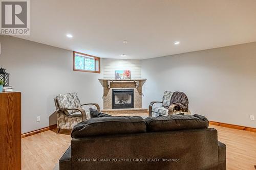 6156 4 Line N, Oro-Medonte, ON - Indoor Photo Showing Basement With Fireplace