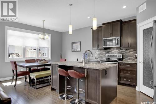 5285 Aviator Crescent, Regina, SK - Indoor Photo Showing Kitchen With Upgraded Kitchen